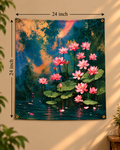 Lotus Leaves Tapestry