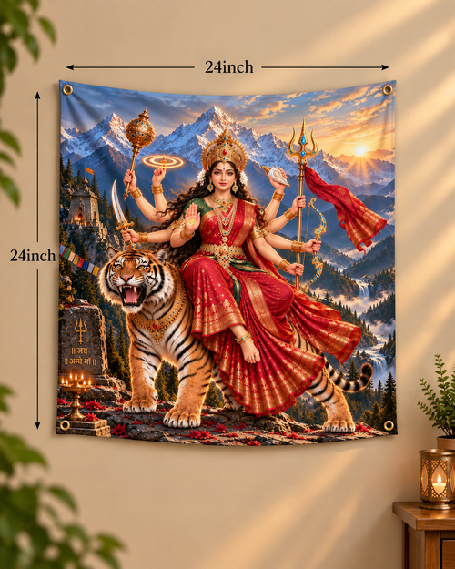 Devi in Himalaya Tapestry