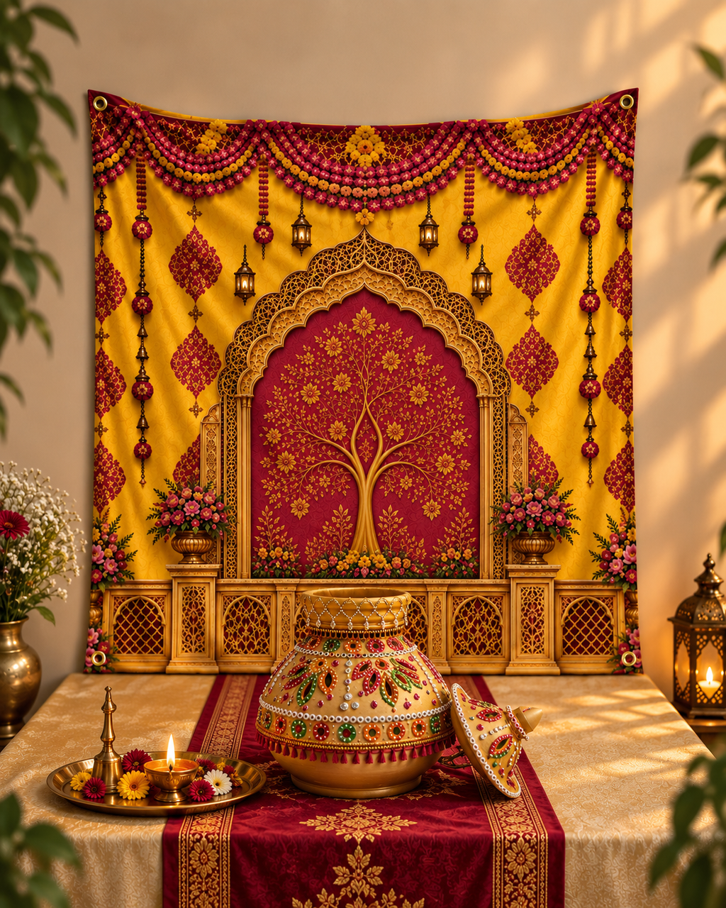Golden Tree Tapestry