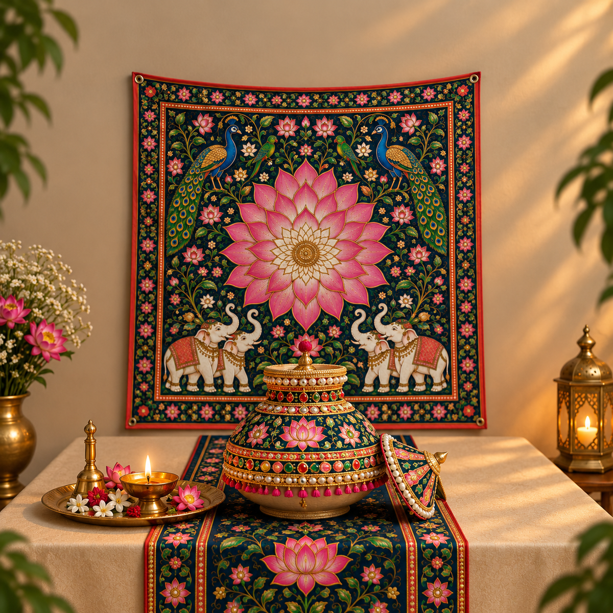 Pichwai Art Tapestry